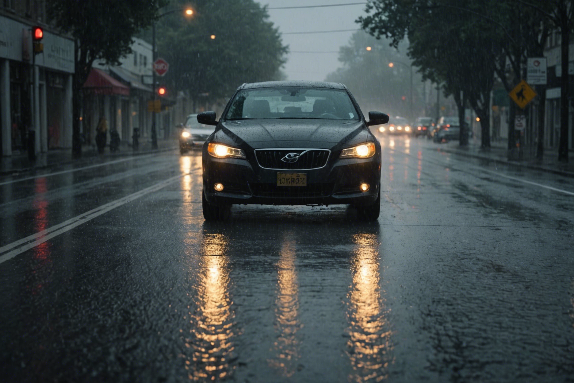 Каким образом погодные условия влияют на технику безопасного вождения